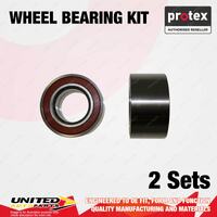 2x Rear Protex Wheel Bearing Kit for Saab 9-5 ARC B235E 2.3L I4 DOHC 1998-1998