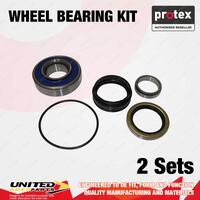 2x Rear Protex Wheel Bearing Kit for TRD Hilux GGN25 4.0L 1GRFE 225KW W/O ABS