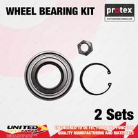 2x Front Protex Wheel Bearing Kit for Peugeot 206 XR XT 1.4L 1.6L I4 1999-2007