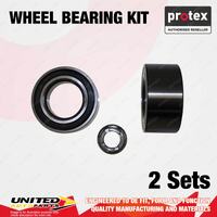 2x Front Protex Wheel Bearing Kit for Renault Kangoo X61 X76 Laguna ABS 45mm ID