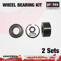 2x Front Protex Wheel Bearing Kit for Peugeot 205 306 405 406 930 I4 SOHC DOHC