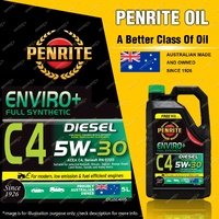 Penrite Full Synthetic Enviro+ C4 5W-30 Engine Oil Premium Quality 5L Diesel