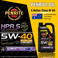 Penrite HPR 5 SAE 5W-40 Engine Oil 5L for Audi A3 A4 A5 A6 A8 S2 S3 S4 S6 S8 TT