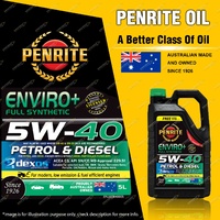 Penrite Enviro+ 5W-40 Engine Oil 5L for Toyota Aristo Celica Dyna 100 Hilux MR 2