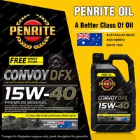 Penrite Convoy DFX 15W-40 Engine Oil 5L for Ford Courier Econovan F250 Trader