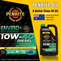 Penrite Full SYN Enviro+ 10W-40 Engine Oil 5L for ISUZU D-MAX MU-X NLR200 NLS