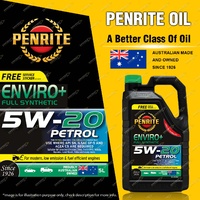 Penrite Enviro+ 5W-20 Engine Oil 5L for Hyundai Sonata Terracan Tiburon Veloster