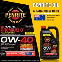 Penrite 10 Tenths 0W40 Engine Oil 5L for AUDI TT A3 A4 A5 A6 A8 S4 S6 S8 Allroad