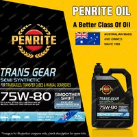 Penrite Trans Gear 75W-80 Manual Gear Oil 2.5L for Honda Civic Integra Prelude