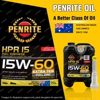 Penrite Full Synthetic HPR 15 15W-60 Engine Oil Premium Quality 20L