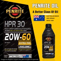 Penrite Premium Mineral HPR 30 20W-60 Engine Oil Premium Quality 1L