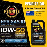 Penrite Semi Synthetic HPR GAS 10 10W-50 Engine Oil Premium Quality 5L