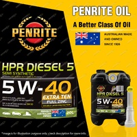 Penrite Semi Synthetic HPR Diesel 5 5W-40 Engine Oil Premium Quality 20L