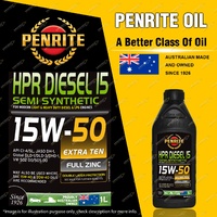 Penrite Semi Synthetic HPR Diesel 15 15W-50 Engine Oil Premium Quality 1L