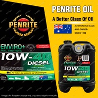 Penrite Full Synthetic Enviro+ 10W-40 Engine Oil Premium Quality 20L Diesel