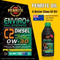 Penrite Full Synthetic Enviro+ C2 0W-30 Engine Oil Premium Quality 1L Diesel