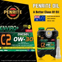 Penrite Full Synthetic Enviro+ C2 0W-30 Engine Oil Premium Quality 10L Diesel