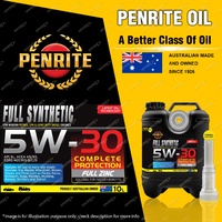 Penrite Full Synthetic 5W-30 Premium non friction modified Engine Oil 10L