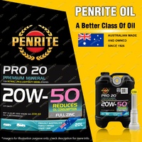 Penrite Premium Mineral PRO 20 20W-50 Engine Oil Premium Quality 20L