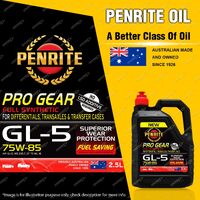 Penrite Full Synthetic PRO GEAR GL-5 75W-85 Gear Differential Oil 2.5L