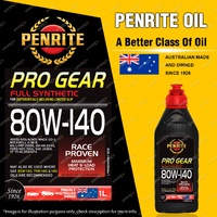 Penrite Pro Gear Full Synthetic Heavy Duty Gearbox Oil 80W-140 1L