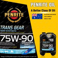 Penrite Semi Synthetic TRANS GEAR 75W-90 Gear Differential Oil 20L