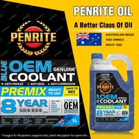 Penrite Blue OEM Coolant Premix Engine Coolant for cooling system 5L