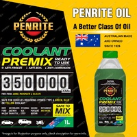 Penrite 350,000 Km Green Premix Engine Coolant for cooling system 1L