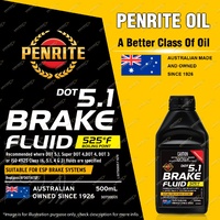 Penrite Full Synthetic Dot 5.1 Brake Fluid Premium quality non-silicone 500ml