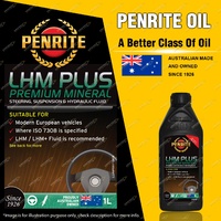 Penrite LHM PLUS Premium Mineral Oil power steering suspension hydraulic 1L