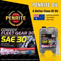 Penrite Convoy Fleet Gear 30 SAE 30 transmission hydraulic Final Drive oil 20L