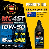 Penrite Semi Synthetic MC-4ST 10W-30 Motorcycle 4 stroke Engine Oil 1L