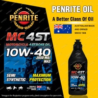 Penrite Semi Synthetic MC-4ST 10W-40 Motorcycle 4 stroke Engine Oil 1L