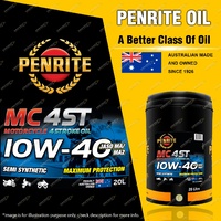 Penrite Semi Synthetic MC-4ST 10W-40 Motorcycle 4 stroke Engine Oil 20L