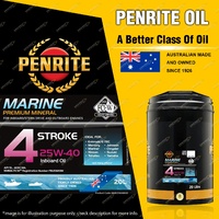 Penrite Premium Mineral MARINE INBOARD 4 STROKE 25W-40 Engine Oil 20L