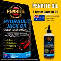 Penrite Hydraulic Jack Oil low zinc Premium quality ISO 46 hydraulic oil 500ml