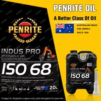 Penrite Indus Pro Hydraulic oil 68 Premium mineral ISO 68 low zinc 20L