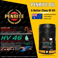 Penrite Indus HV 46 Zinc Free High Viscosity Index hydraulic oil 20L