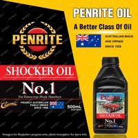 Penrite Shocker Oil 1 for single & double action Delco type shock absorber 500ml