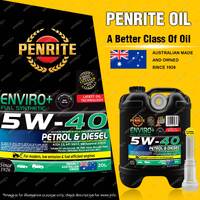 Penrite Enviro+ 5W-40 Engine Oil 20L for ABARTH 500C 1.4L Convertible 132KW