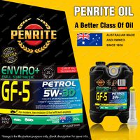 Penrite Enviro+ GF5 5W30 Engine Oil 20L for BMW 1 2 3 i M Series E87 E92 E36 F34