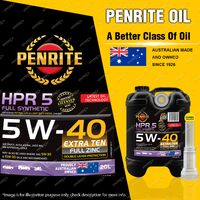 Penrite HPR 5 SAE 5W-40 Eng. Oil 20L for Ford FPV Fairlane Falcon Fairmont BA BF