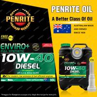 Penrite Full SYN Enviro+ 10W-40 Engine Oil 10L for ISUZU D-MAX MU-X NLR200 NLS