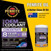 Penrite Purple OEM Coolant Concentrate Engine Coolant 20L Anti Freeze Anti Boil