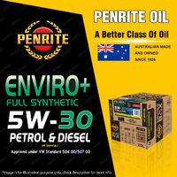 1 x Penrite Full Synthetic Enviro+ 5W-20 Engine Oil Enviro Box 20L