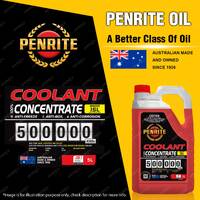 1 x Penrite 500,000KM Red Coolant Concentrate Engine Coolant 5 Liter