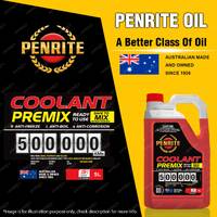 Penrite 500,000KM Red Coolant Premix Engine Coolant 5 Liter Safe to MIX