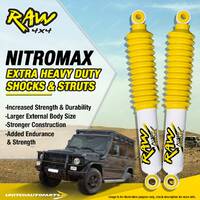 Pair Rear Raw 4x4 Nitro Max Shock Absorbers 2 Inch Lift for HOLDEN COLORADO RG