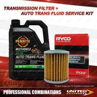 Ryco Transmission Filter + Penrite Fluid for Mitsubishi Outlander Lancer Eclipse