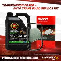 Ryco Transmission Filter + Penrite Fluid for ford Falcon FG I-II Territory SY SZ